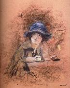 Edouard Vuillard Tea of a model Germany oil painting artist